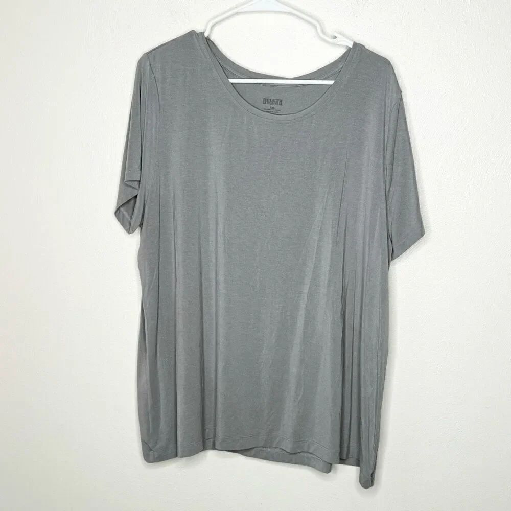Duluth Trading Company gray modal cotton tee shirt - Women’s US XXL